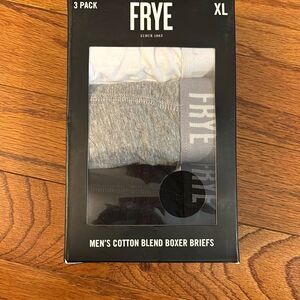 FRYE Size XL 3-Pack Men's cotton blend boxer briefs NWT